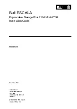 Preview for 3 page of Bull Cedoc Bull Escala 2104 TS4 Installation Manual