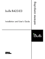 Предварительный просмотр 1 страницы Bull Cedoc Bullx R423-E3 Installation And User Manual