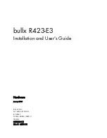 Предварительный просмотр 3 страницы Bull Cedoc Bullx R423-E3 Installation And User Manual