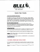 Предварительный просмотр 7 страницы Bull Outdoor 66000 Assembly & Operating Instructions