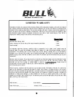 Preview for 10 page of Bull Outdoor BISON 67529 Assembly & Operating Instructions