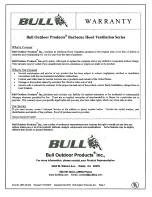 Предварительный просмотр 7 страницы Bull 1250 CFM Installation Instructions & Use & Care Manual