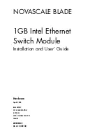 Предварительный просмотр 3 страницы Bull 1GB Intel Ethernet Switch Module Installation And User Manual