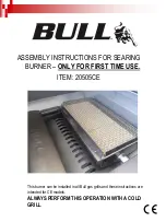 Bull 20505CE Assembly Instructions preview