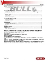 Preview for 2 page of Bull 60010 Assembly & Operating Instructions