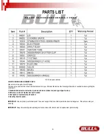 Preview for 13 page of Bull 60010 Assembly & Operating Instructions