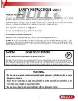 Preview for 5 page of Bull 96000 Assembly & Operating Instructions