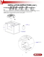 Preview for 8 page of Bull 96000 Assembly & Operating Instructions