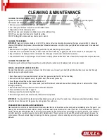 Preview for 18 page of Bull 97008 Assembly & Operating Instructions