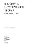 Предварительный просмотр 3 страницы Bull DPS7000/XTANOVASCALE 7000 180Rb 7 Service Manual