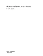 Предварительный просмотр 1 страницы Bull NovaScale 5000 Series User Manual