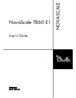 Предварительный просмотр 1 страницы Bull NovaScale T860 E1 User Manual