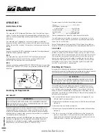 Preview for 12 page of Bullard AC1000 Series Instruction Manual