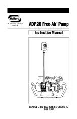 Bullard ADP20 Instruction Manual предпросмотр