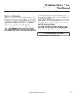 Preview for 3 page of Bullard AirGladiator AGLDTR1 User Manual