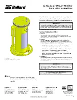 Preview for 7 page of Bullard AirGladiator AGLDTR1 User Manual