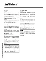 Preview for 14 page of Bullard CC20 Series User Manual