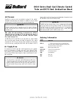 Preview for 2 page of Bullard DC50 Series Instruction Sheet