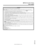 Preview for 3 page of Bullard Free-Air ADP3CA User Manual