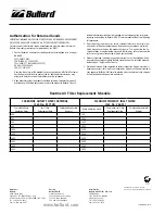 Preview for 8 page of Bullard Free-Air ADP3CA User Manual