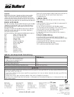 Preview for 4 page of Bullard H1500 User Instructions