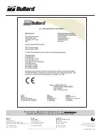 Предварительный просмотр 8 страницы Bullard QXT User Manual