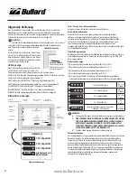 Предварительный просмотр 10 страницы Bullard QXT User Manual