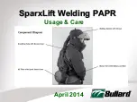 Preview for 1 page of Bullard SparxLift Welding PAPR Usage & Care