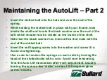 Preview for 37 page of Bullard SparxLift Welding PAPR Usage & Care