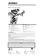 Preview for 2 page of Bullard UST Series Parts Installation And Removal Manual