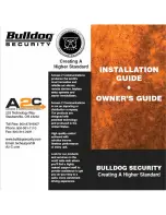 Preview for 1 page of Bulldog Security Creating A Owner'S Manual