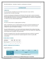 Preview for 4 page of Bulldog Security SideWinder SWD008 Installation Operation & Maintenance