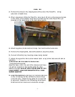 Предварительный просмотр 6 страницы Buller Enterprises Panel Pro 5925 Operation And Maintenance Instructions