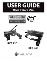 Предварительный просмотр 1 страницы Bullet tools Magnum RCT Series User Manual