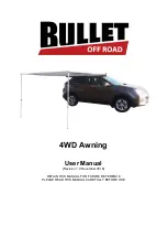 Bullet 4WD Awning User Manual предпросмотр