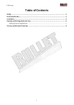 Предварительный просмотр 3 страницы Bullet 4WD Awning User Manual