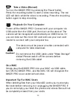 Preview for 11 page of BulletHD Biker Pro Manual