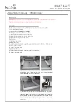 Предварительный просмотр 2 страницы BullFrog 6027 LOFT Assembly And Instruction Manual