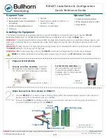 Bullhorn RM4211 Quick Reference Manual предпросмотр