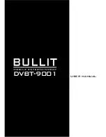 Bullit DVBT-9001 User Manual preview