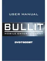 Bullit DVD7200BT User Manual предпросмотр