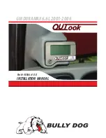 Bully Dog GM DURAMAX 6.6L 2001-2006 Installation Manual preview