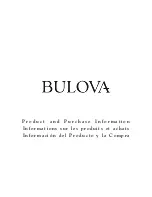 Preview for 84 page of Bulova 0S20 series Settings Manual