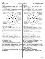 Preview for 4 page of Bulova Time Zone Settings Manual