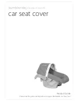 Bumbleride car seat cover Product Manual preview