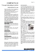 Preview for 5 page of Bungard COMPACTA 30 Instructions For Use Manual