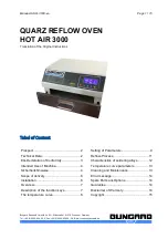 Bungard HOT AIR 3000 Translation Of The Original Instructions preview