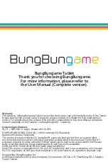 Preview for 12 page of BungBungame Photon 100 User Manual