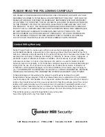 Предварительный просмотр 12 страницы Bunker Hill Security 60565 Owner'S Manual