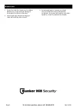 Preview for 6 page of Bunker Hill Security 62240 Owner'S Manual & Safety Instructions